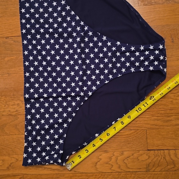 OASIS BRAND WOMEN'S PLUS SIZE BLUE & WHITE STARS SWIM SUIT BOTTOM SIZE 3X - Picture 10 of 14